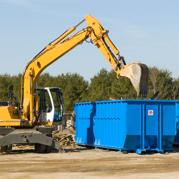 can i choose the location where the residential dumpster will be placed in Mc Clure Illinois